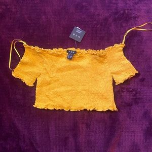 Yellow Crop Top NWT